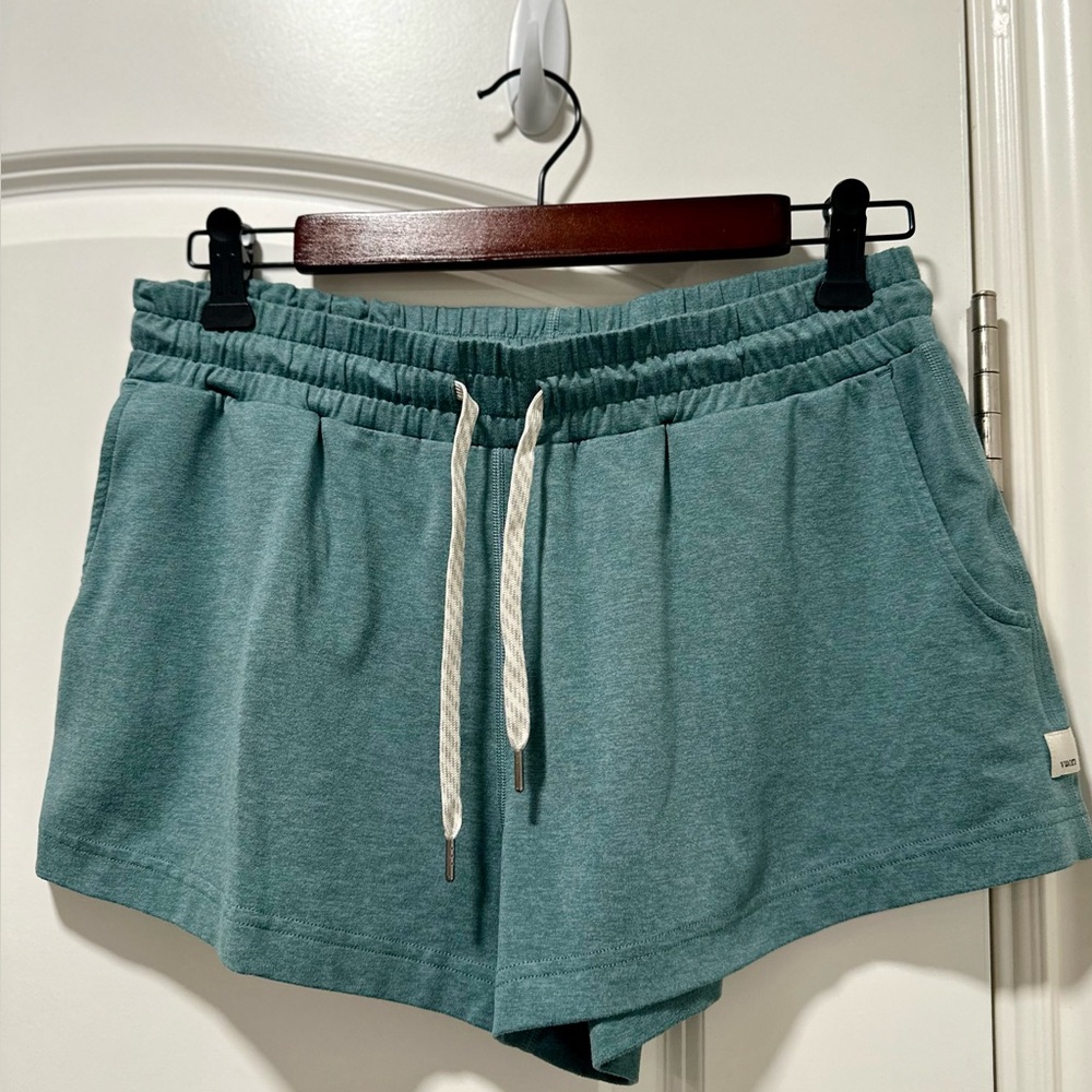 Vuori Sea Green Athletic Shorts